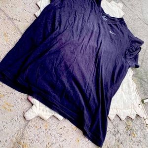 Plain black Nike V-neck